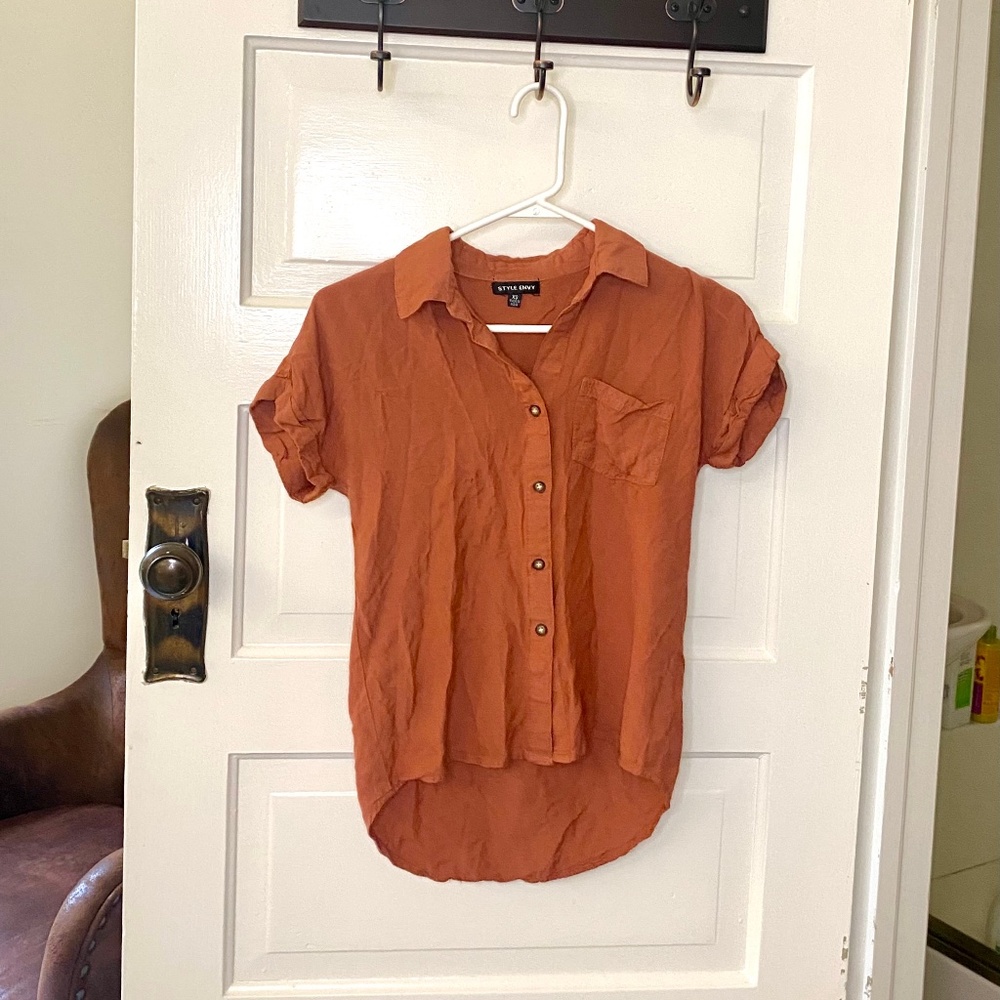 Style Envy coral top